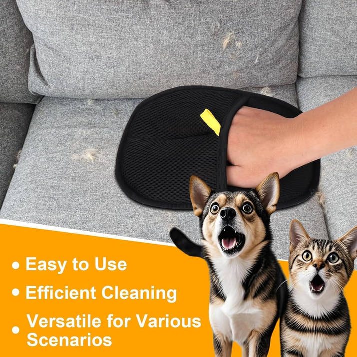 Pet Hair Removal Cleaning Gloves by SNUK®