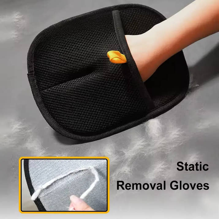 Pet Hair Removal Cleaning Gloves by SNUK®
