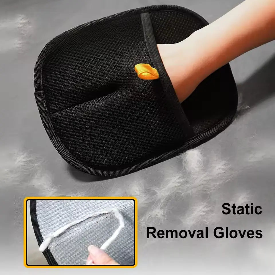 Pet Hair Removal Cleaning Gloves by SNUK®