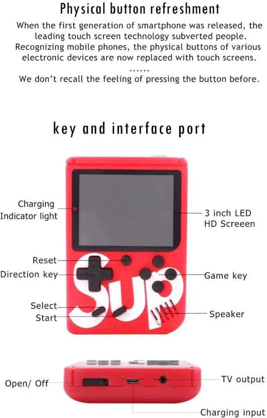 Retro GameBox 400 in 1 Games with Remote (Premium Quality) by SNUK®