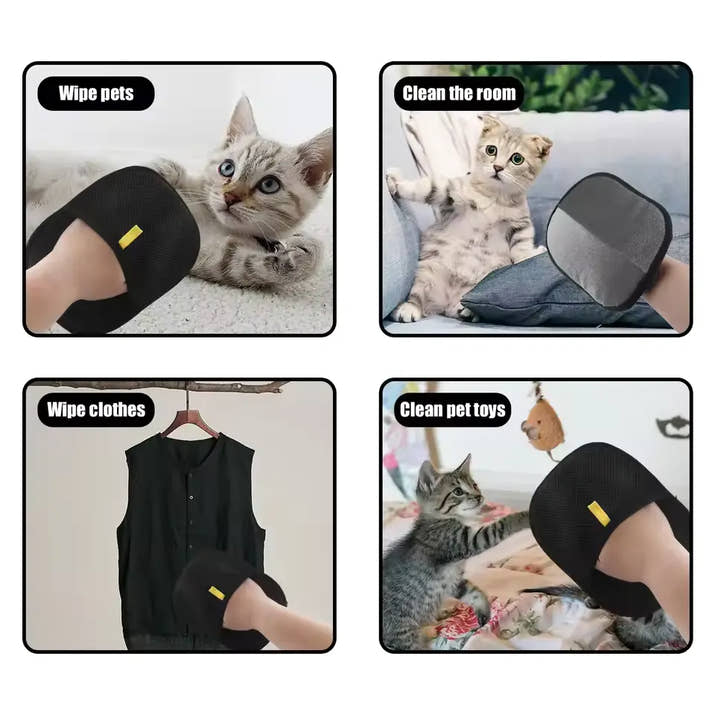 Pet Hair Removal Cleaning Gloves by SNUK®