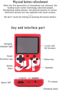 Retro GameBox 400 in 1 Games with Remote (Premium Quality) by SNUK®